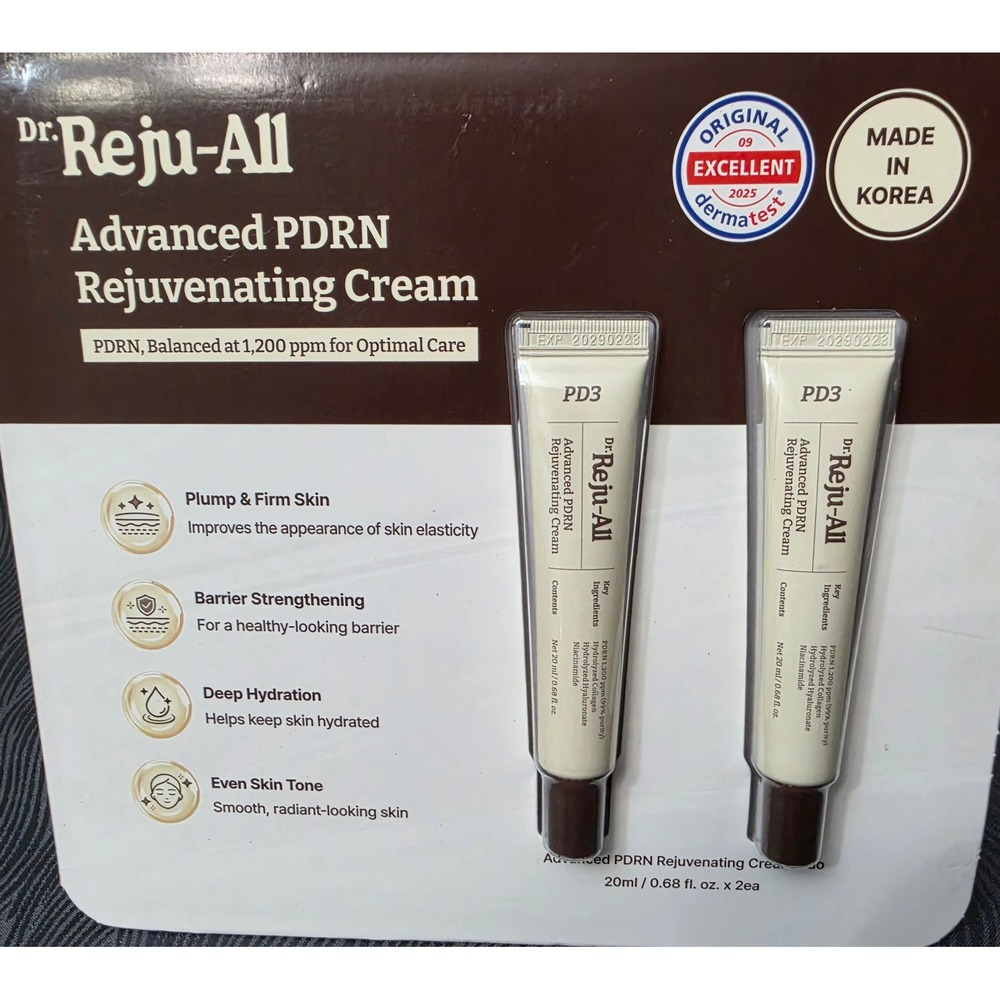 Dr. Reju-All Advanced PDRN Rejuvenating Cream Duo 2x20ml K-Beauty Treatment